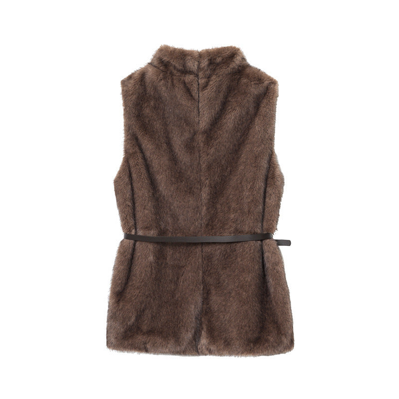 Womens Sleeveless Turtleneck Sweaters