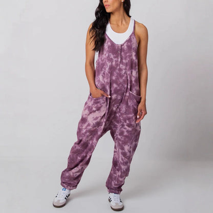 Women Fashion Plaid Jumpsuit Romper