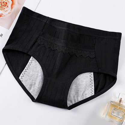 High-Waist Menstrual Panties – Plus Size Period Briefs with Breathable Modal Fabric & Full Coverage Comfort