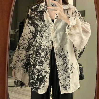 Avant-Garde Edge: Asymmetric Niche-Design Long-Sleeve Top