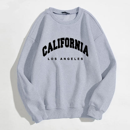 Womens California State Autumn Plush Sweatshirts
