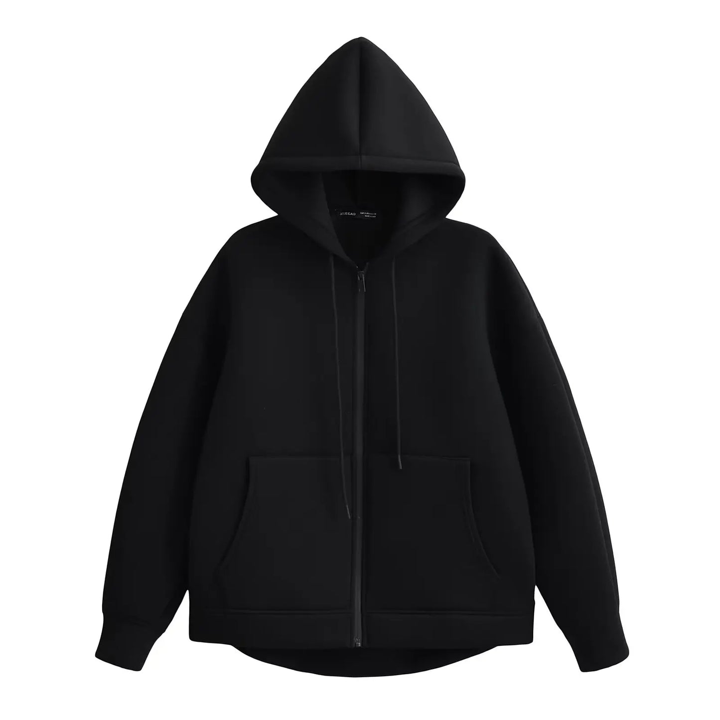 Cool Pretty Soft Hooded Straight Zipper Closure Warm Hoodies