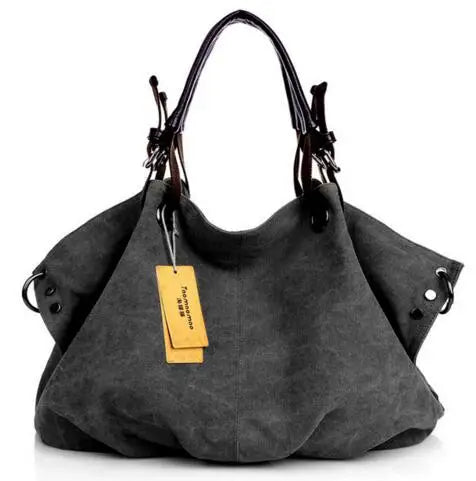 Casual Canvas Cloud Large Capacity Tote Shoulder Bag