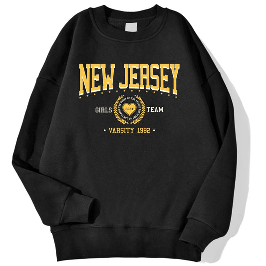 Autumn/Winter Essential Men's Casual New Jersey Printed Fleece Hoodie