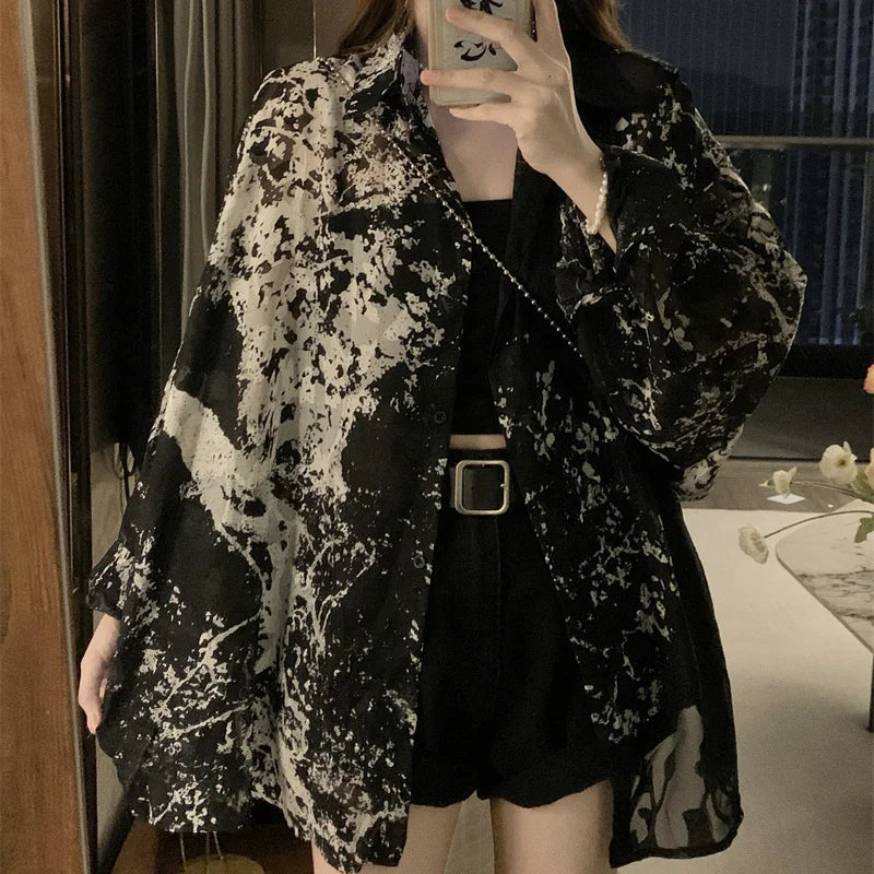 Avant-Garde Edge: Asymmetric Niche-Design Long-Sleeve Top