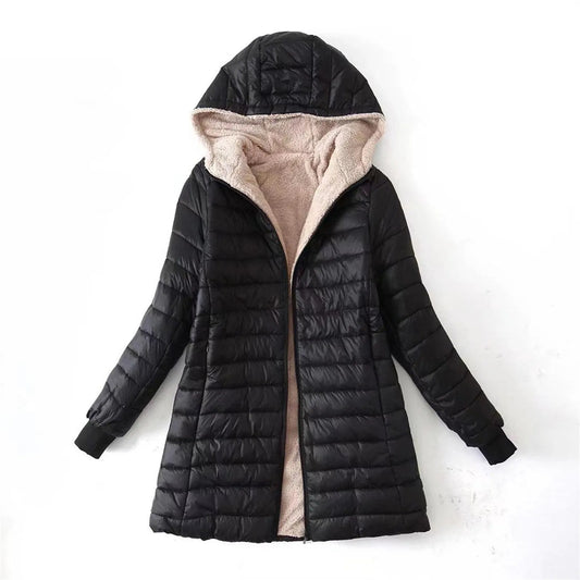 Winter Woolen Coat for Women – Casual Windproof Outerwear, Cozy Autumn Jacket, Fashionable Clothing