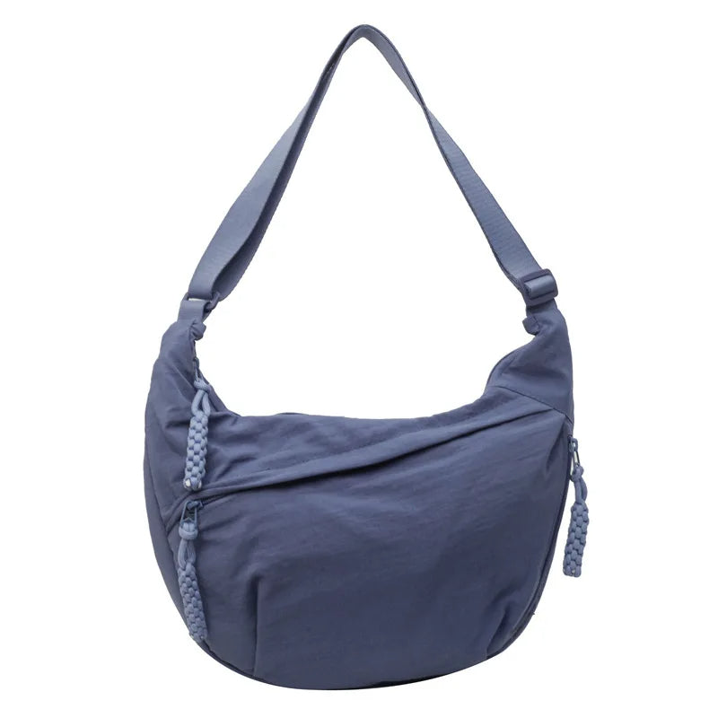 High-Capacity Nylon Shoulder Bag – Women's Versatile Crossbody & Messenger Hobo Bag