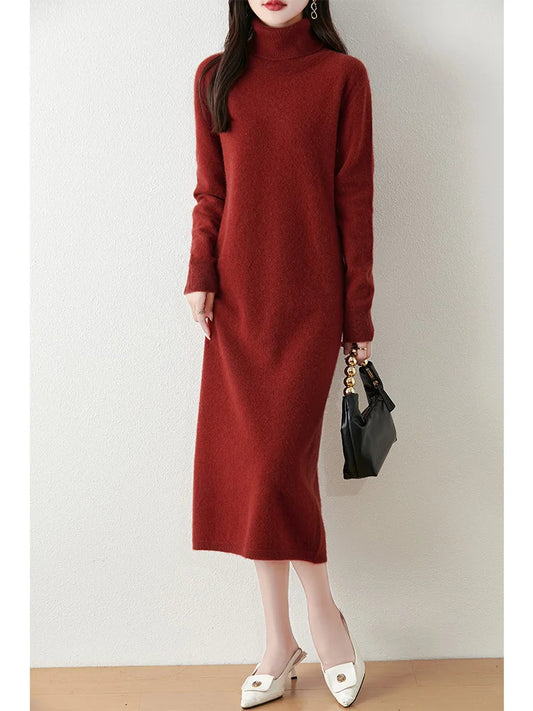 Autumn Winter Women Turtleneck Warm Sweater