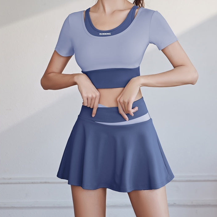 Skorts Quick Drying Fitness Skirt Built In Shorts Active Trend