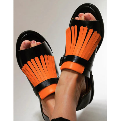 Womens Amazon Style Tassel Summer Sandals