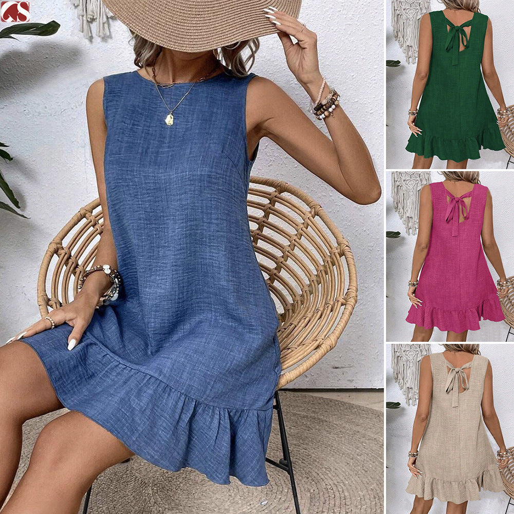 Ruffle Beach Dress | Summer Casual Dress & Vacation Outfit for Women