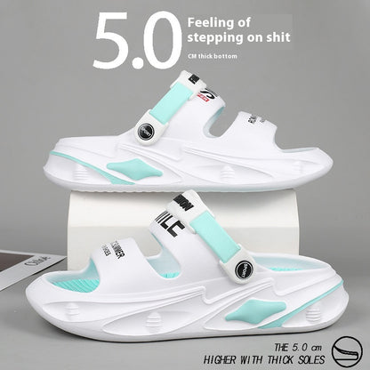 Women Men Thick Soft Sole Simple Look Summer Slippers