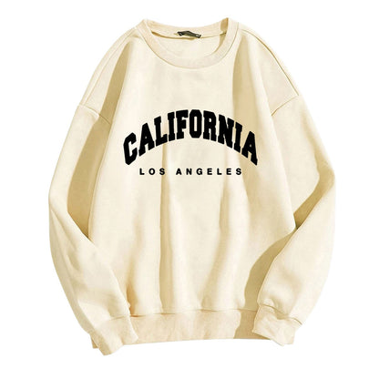 Womens California State Autumn Plush Sweatshirts