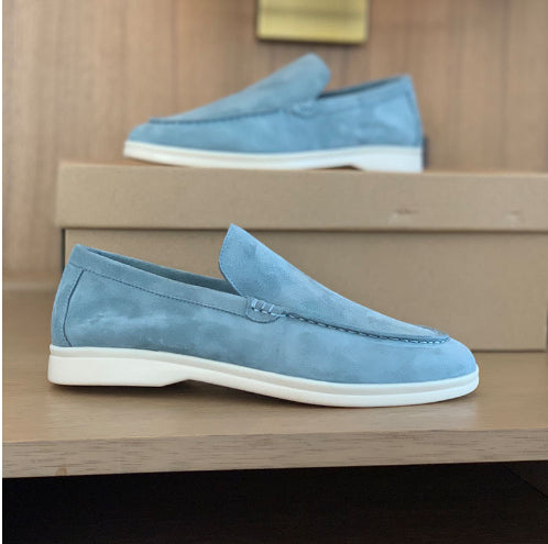 Flat Sole Simple Genuine Leather Casual Womens Shoes