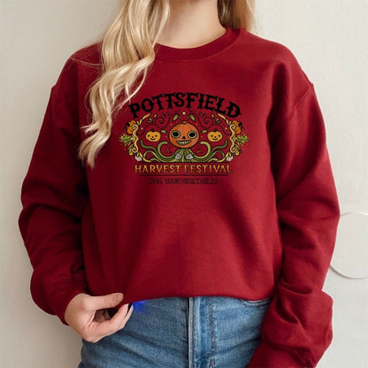 Halloween Pumpkin Sweatshirt for Women – Spooky Graphic Pullover Street Style