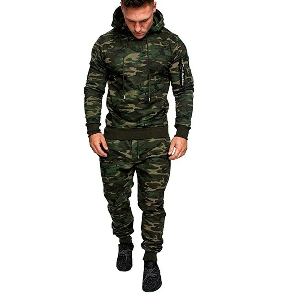 Mens Camo Sportwear Tracksuits