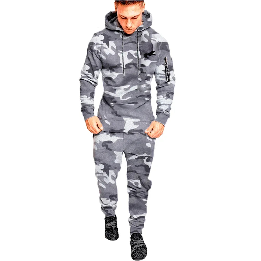 Mens Camo Sportwear Tracksuits