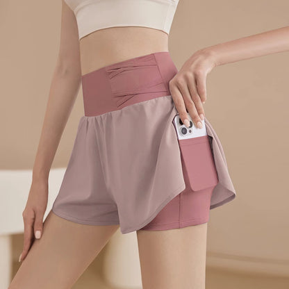 Loose Anti-Exposure Sports Shorts Women – Activewear Summer Outfit