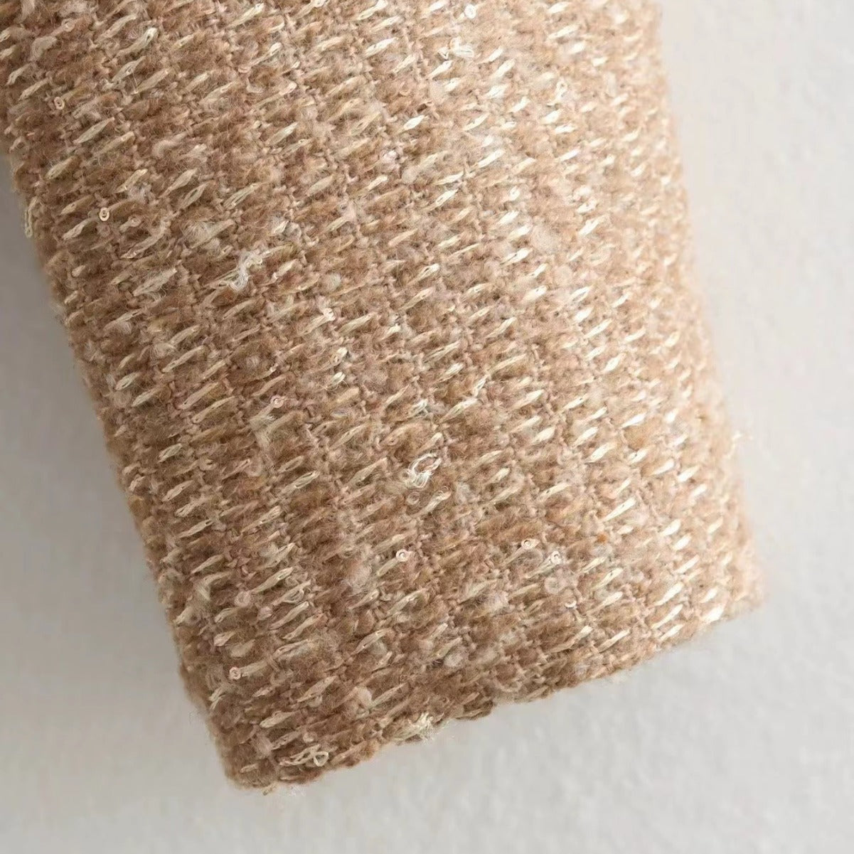 Luxury Cropped Casual Autumn Tweed Coat – Coats for Women Casual & Autumn Outfits