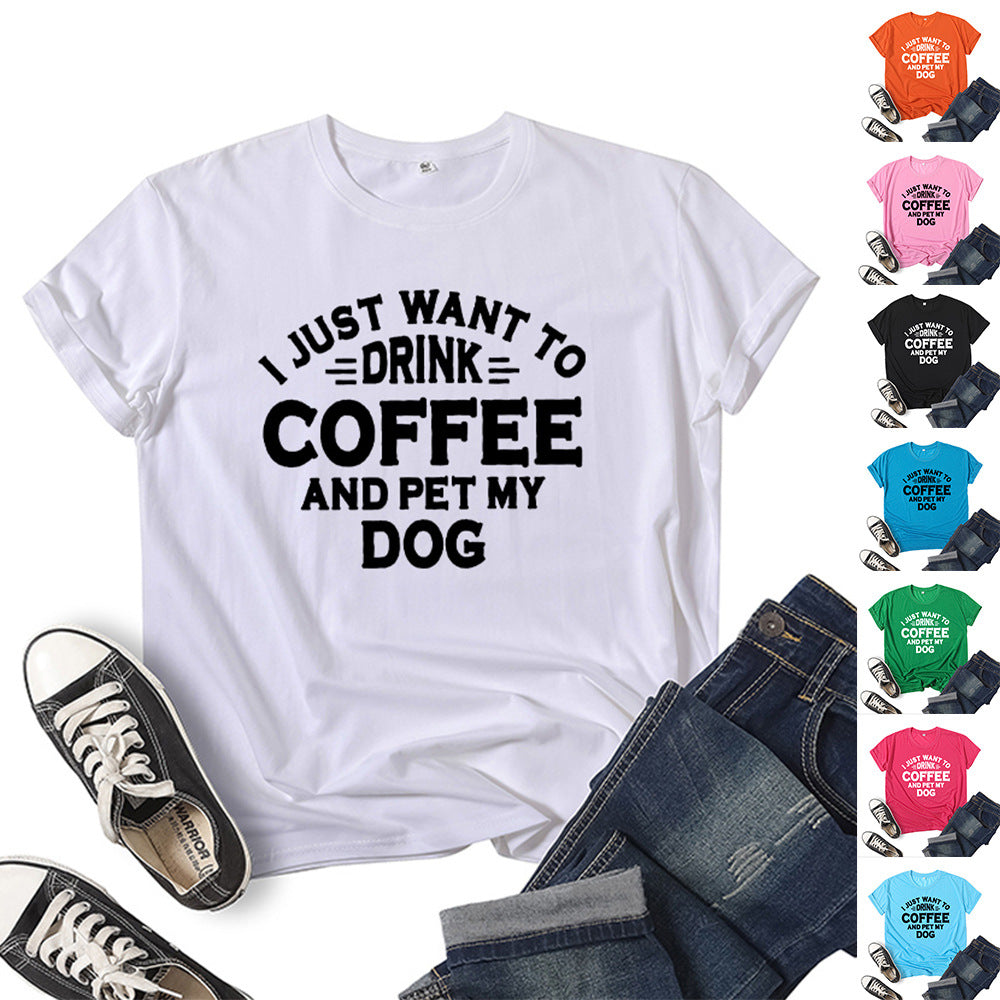 Rules For Monday Printed O Neck T Shirts For Women