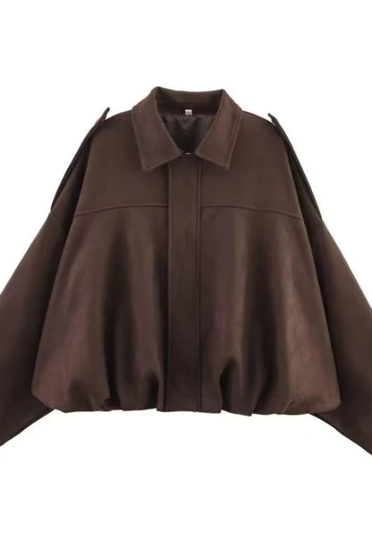 Brown cape on a white background