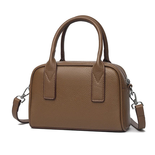 Classic Genuine Leather Baguette Bag Elegant Minimalist