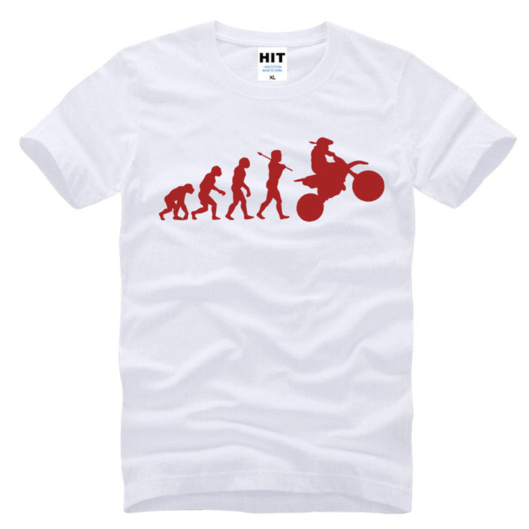 Womens Human Evolution Cool Summer T Shirts