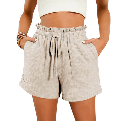 Breezy Chic & Comfy Summer Cotton Shorts Women – Casual Summer Outfit