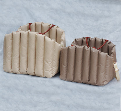 Soft Cozy Cloth Pet Nest Small Medium Light Deep Khaki