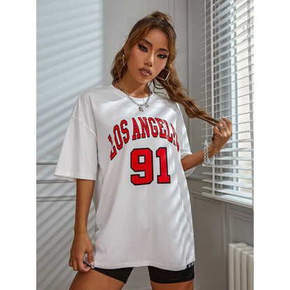 Womens Casual Los Angeles California T Shirts