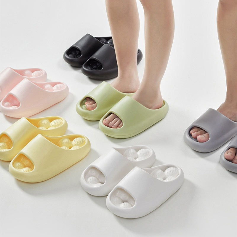 Anti Skid Cute Bubble Ball Women Bathroom Slippers