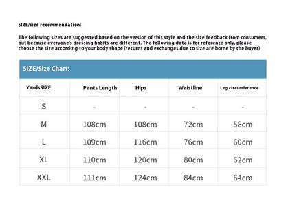 Unisex Loose Casual Dotted Trousers – Mid-Waist Relaxed Cotton Pants