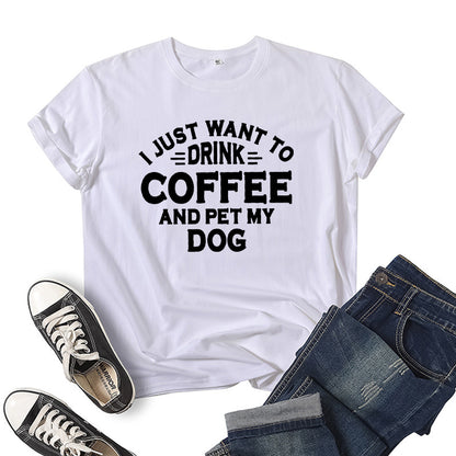 Rules For Monday Printed O Neck T Shirts For Women