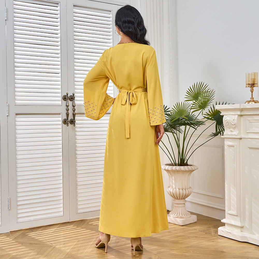 Yellow Long Party Dress | Elegant Summer Wedding Guest & Evening Dress for Women