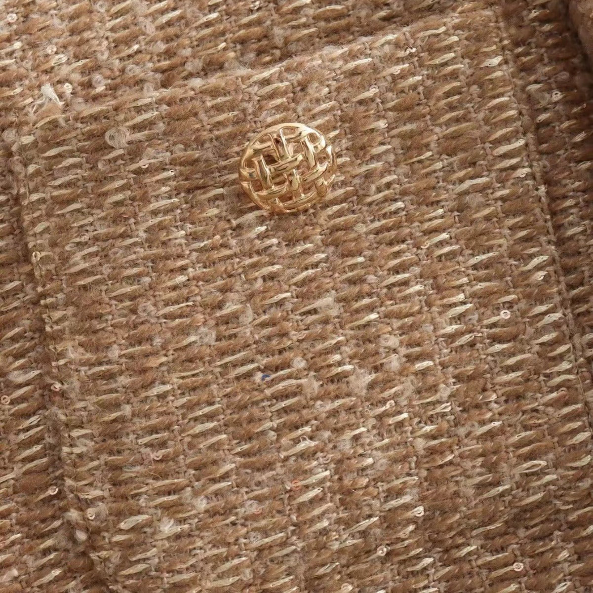 Luxury Cropped Casual Autumn Tweed Coat – Coats for Women Casual & Autumn Outfits