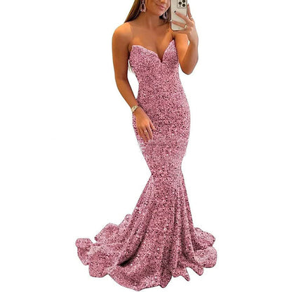 Sequin Evening Dress | Elegant Long Dress & Formal Party Outfit for Women