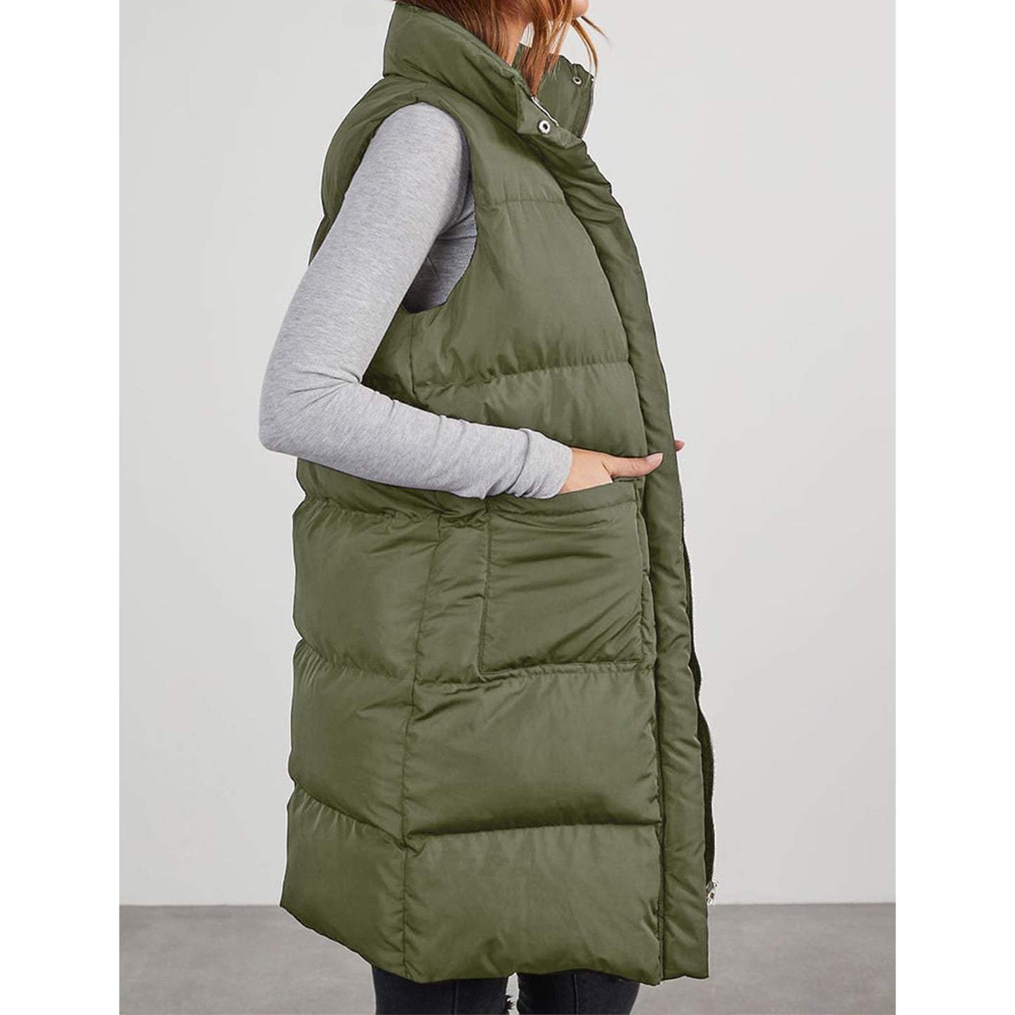 Korean Sleeveless Down Vest Autumn Winter Warmth