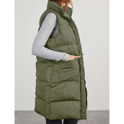 Korean Sleeveless Down Vest Autumn Winter Warmth