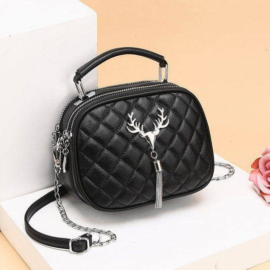 Urban Chain Handbag Large Capacity One-Shoulder PU Bag