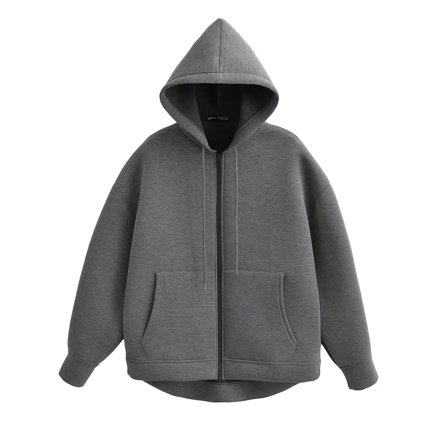 Cool Pretty Soft Hooded Straight Zipper Closure Warm Hoodies