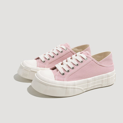 Classic Canvas Charm – Minimalist Women’s Sneakers