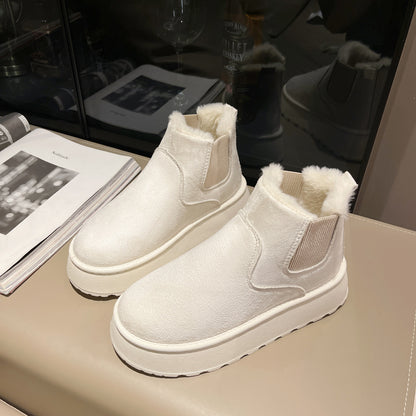 Women Casual Furry Softener Warm Snow Boots