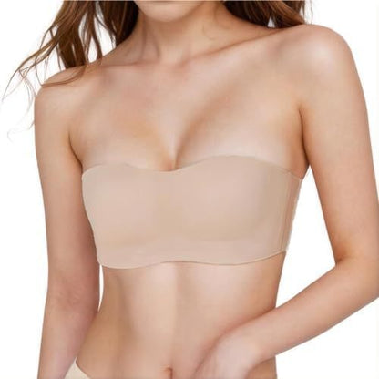 Cotton Strapless Bandeau Bra – Soft Support & Seamless Comfort