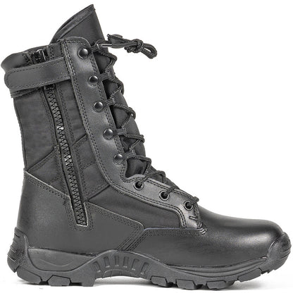 Unisex High-Top Combat Boots in Black & Green | Tactical Outdoor Running, Hiking & Cycling Boots