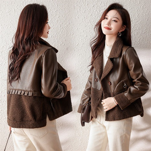 Women Elegant Thick Fur Coats