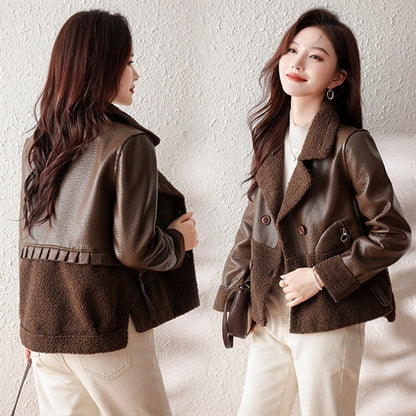 Women Elegant Thick Fur Coats