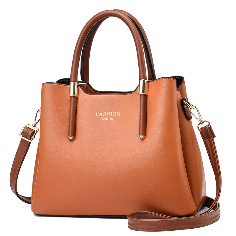 Trendy PU Leather Shoulder Bag Square Vertical 2025 Fashion