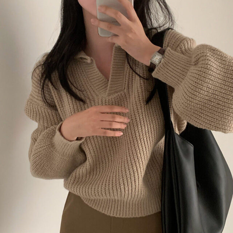 Womens Retro Rustic Design Sweaters