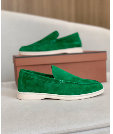 Flat Sole Simple Genuine Leather Casual Womens Shoes