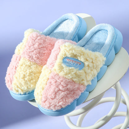 Super Soft Anti Slip Plush Women Slippers